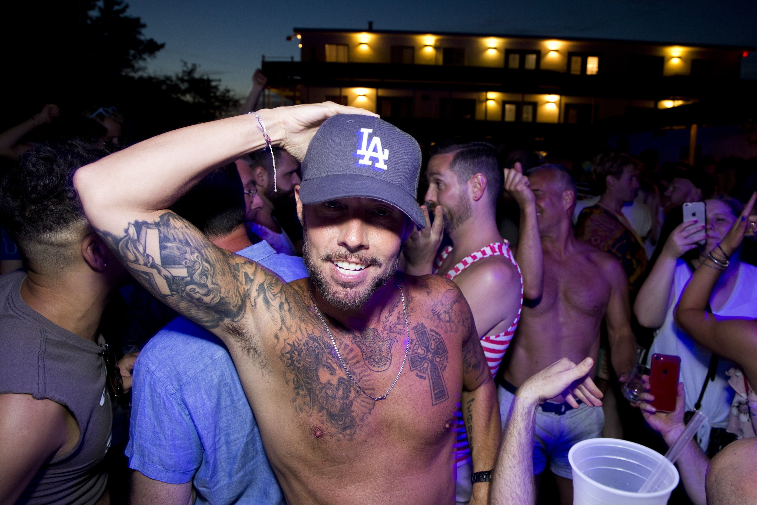 Fire Island Pines June 15th & 16th 2018; Daniel Reichard's Birthday Party 99 Troy Dancing Fun Tea Photo by Vito Fun.jpg