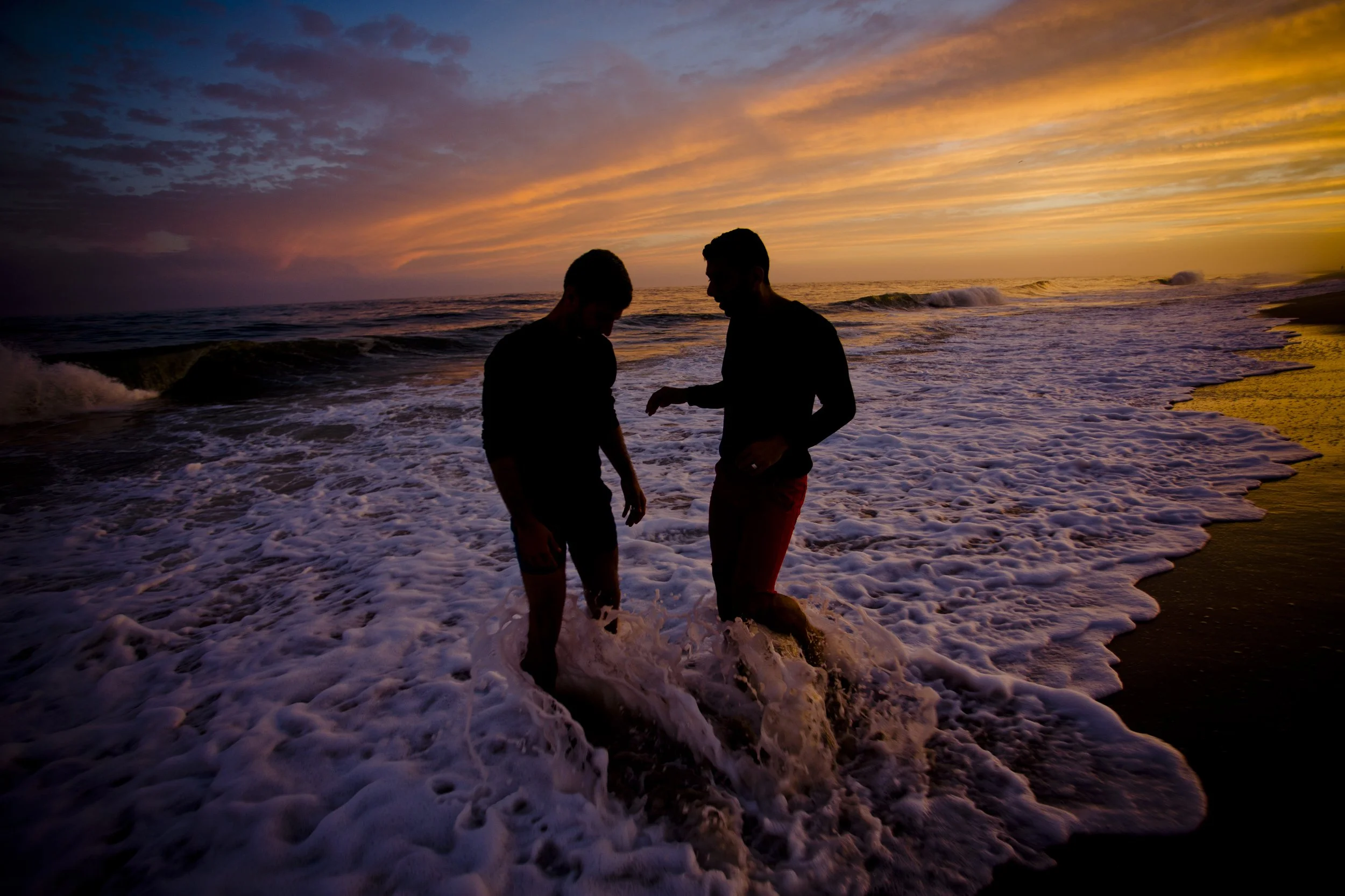 Fire Island Pines September 20th & 21st 2014 30; Dana Wissam Sunset Beach Silhouette Photo by Vito Fun.JPG