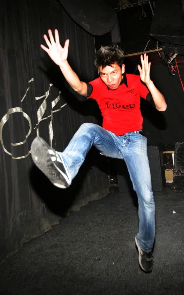 Beat It!! Don Hill's April 2005; Clem Dancing 2.jpg