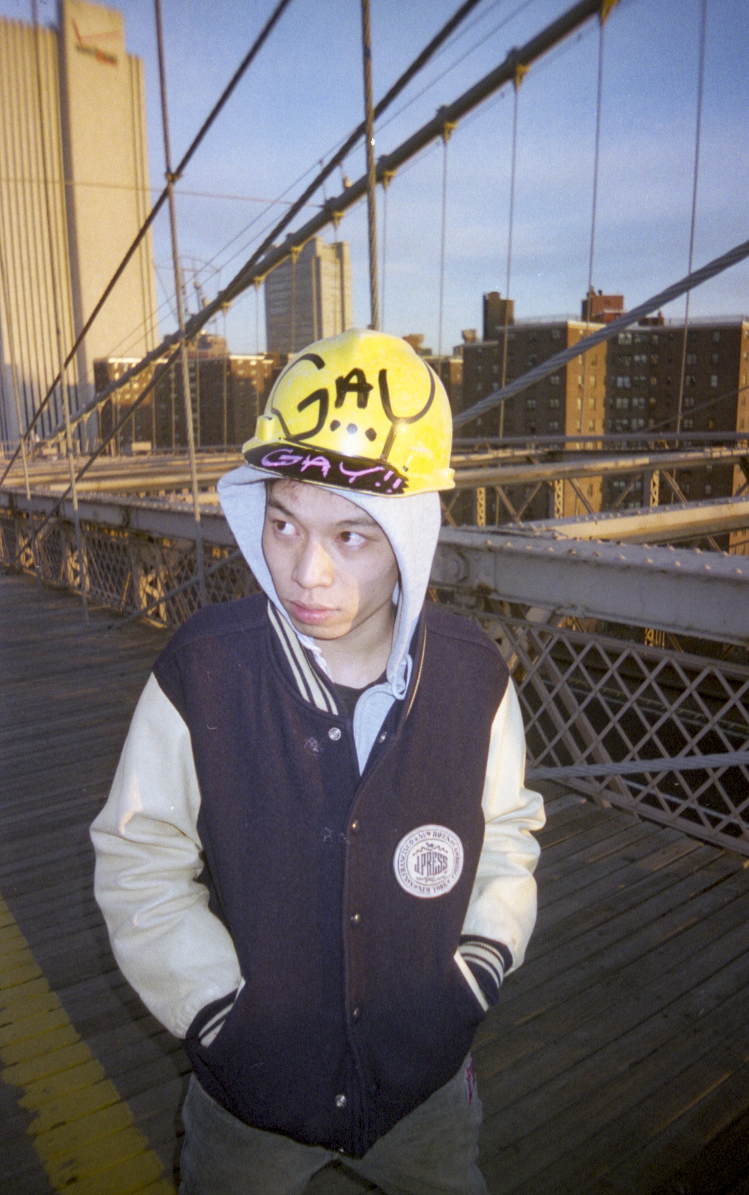 Coming Home With Clem Dim Sum; Gay Helmet 2 Brooklyn Bridge Photoshopped.jpg