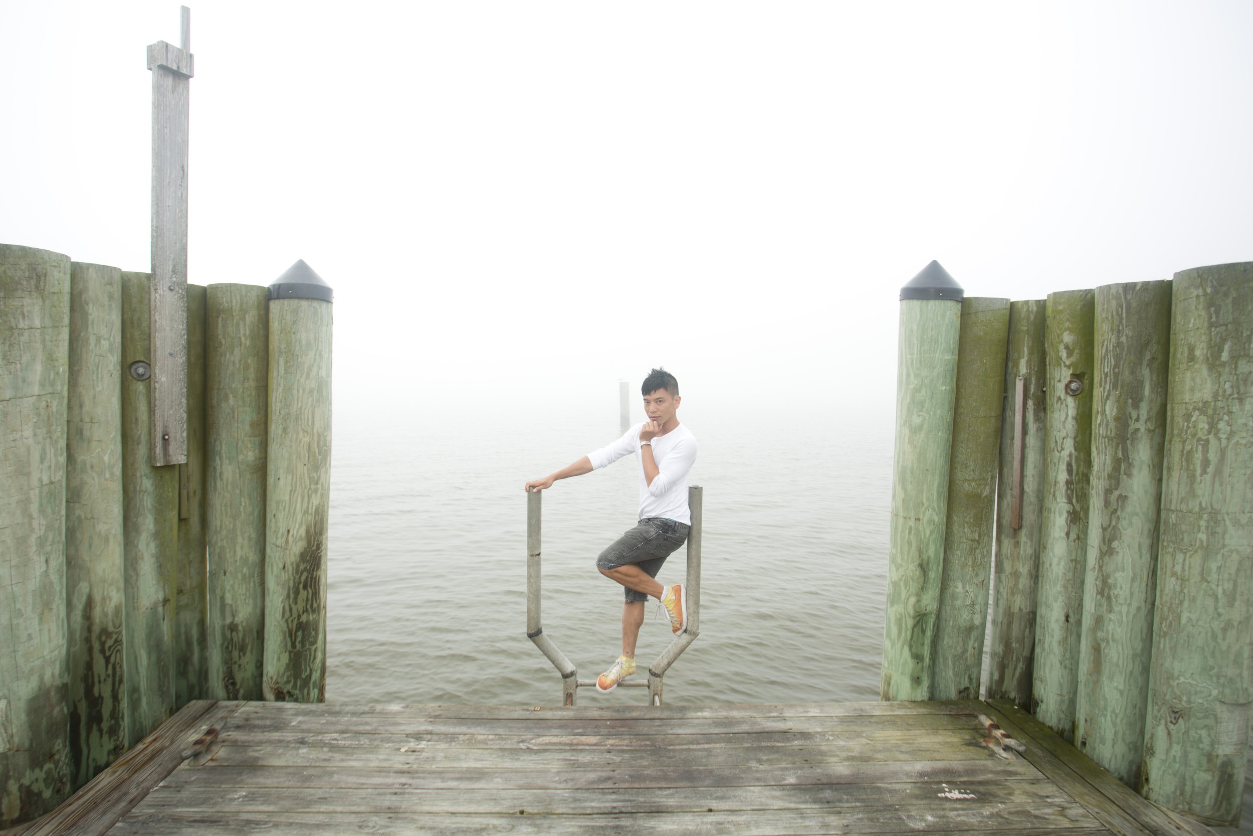 Fire Island Pines - Pines Party 2013 135; Afterhours Barrett Beach Clem Dock.JPG