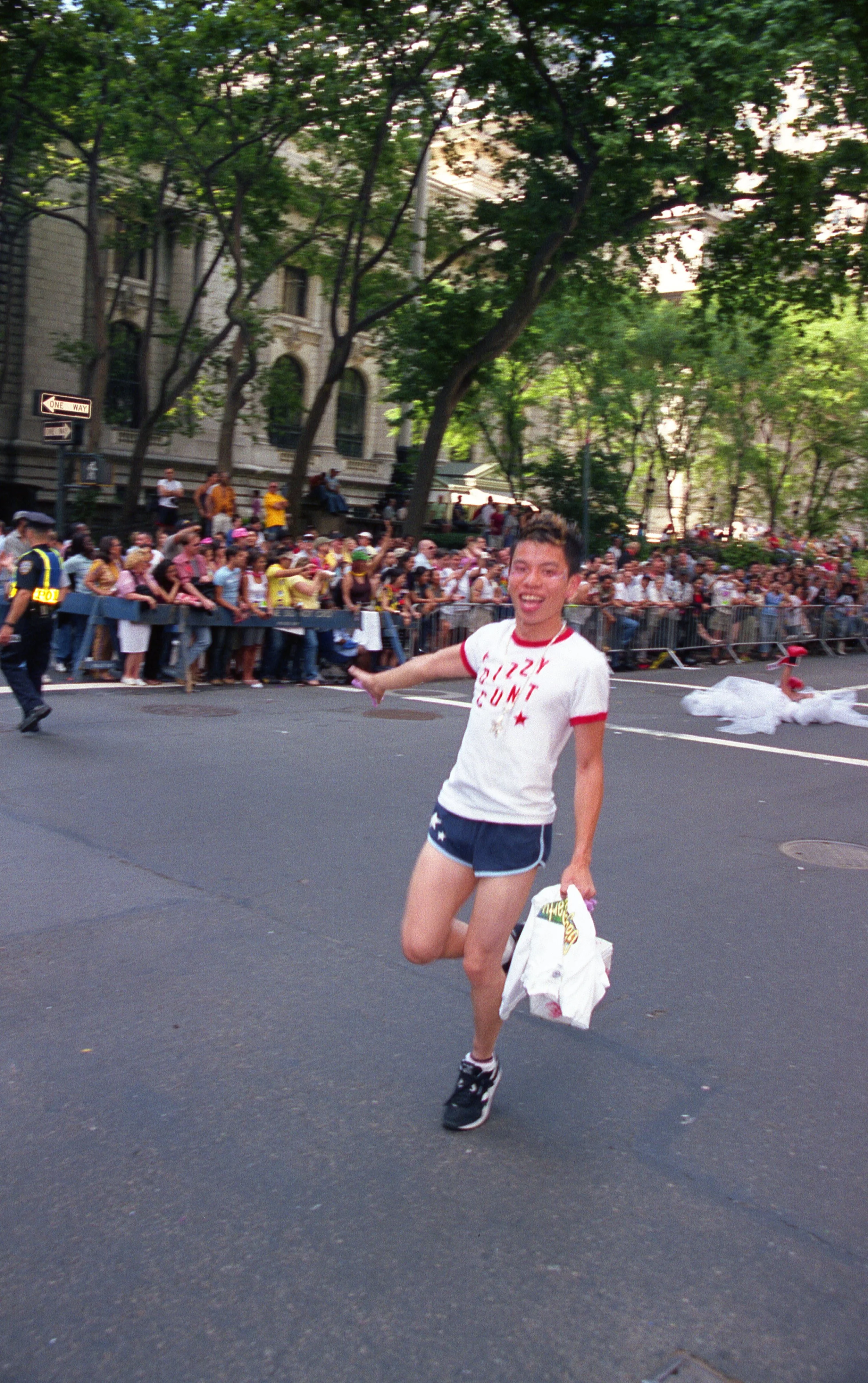 NYC Gay Pride Parade 2004 30; Clem Dancing Dizzy Cunt.jpg