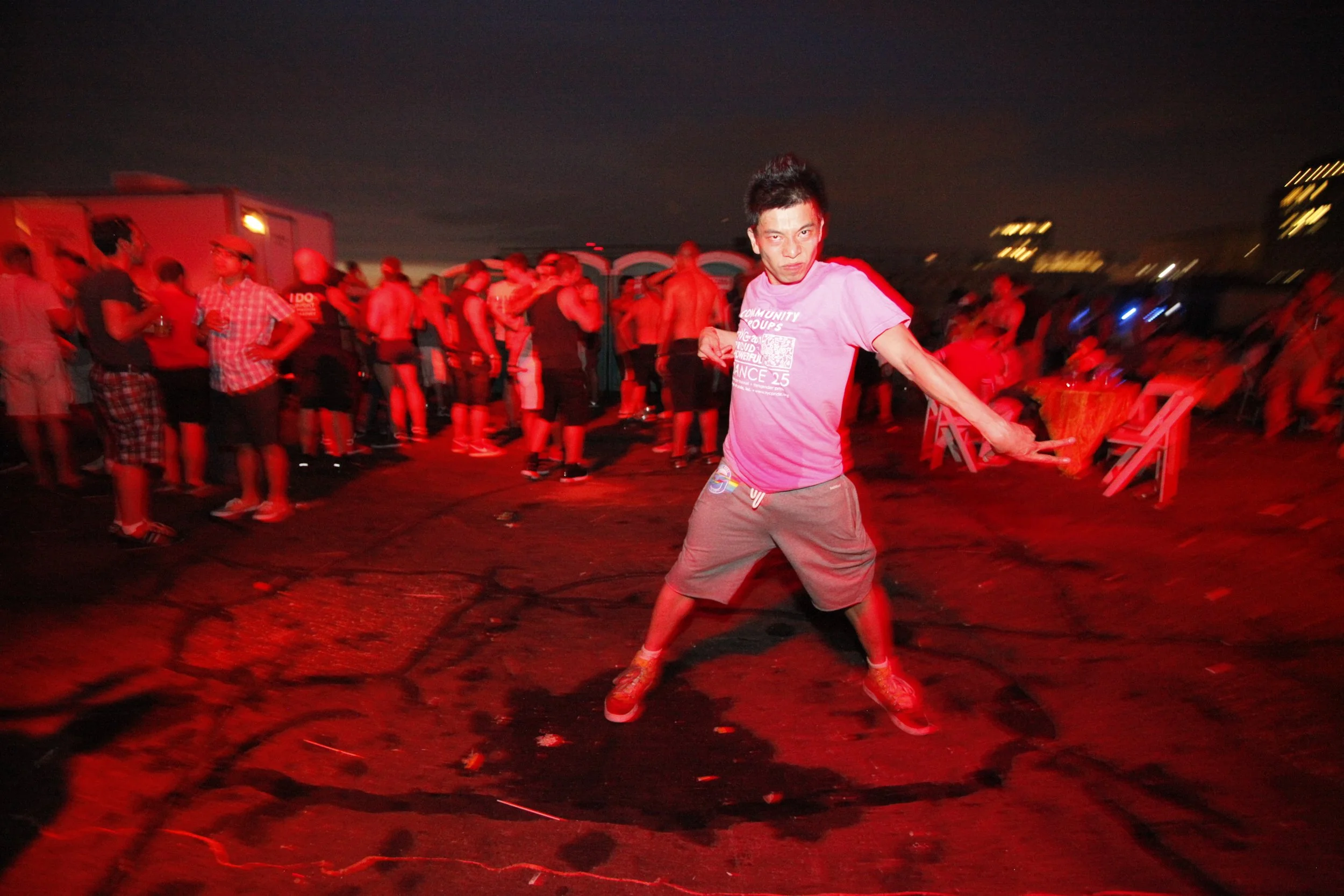 Pier Dance NYC Gay Pride 2011 53; Clem Voguing.JPG