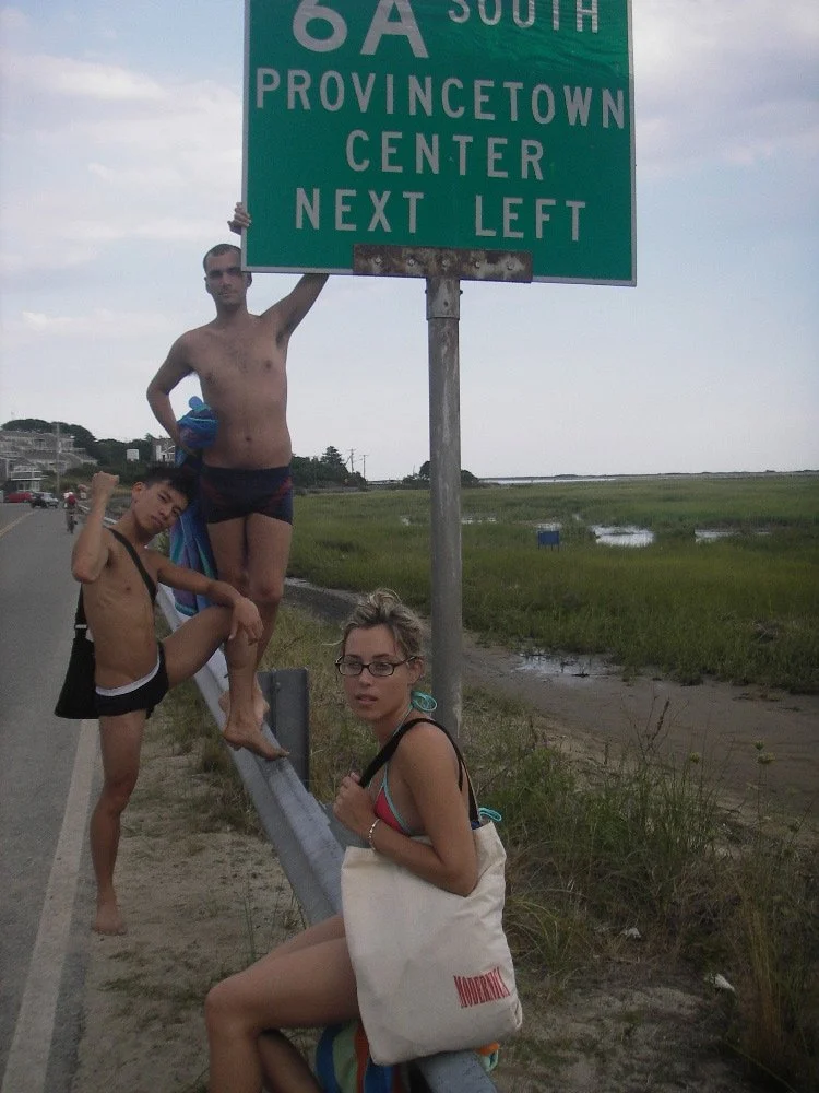 Truro 2005; Provincetown Sign Becca Clem Vito.jpg