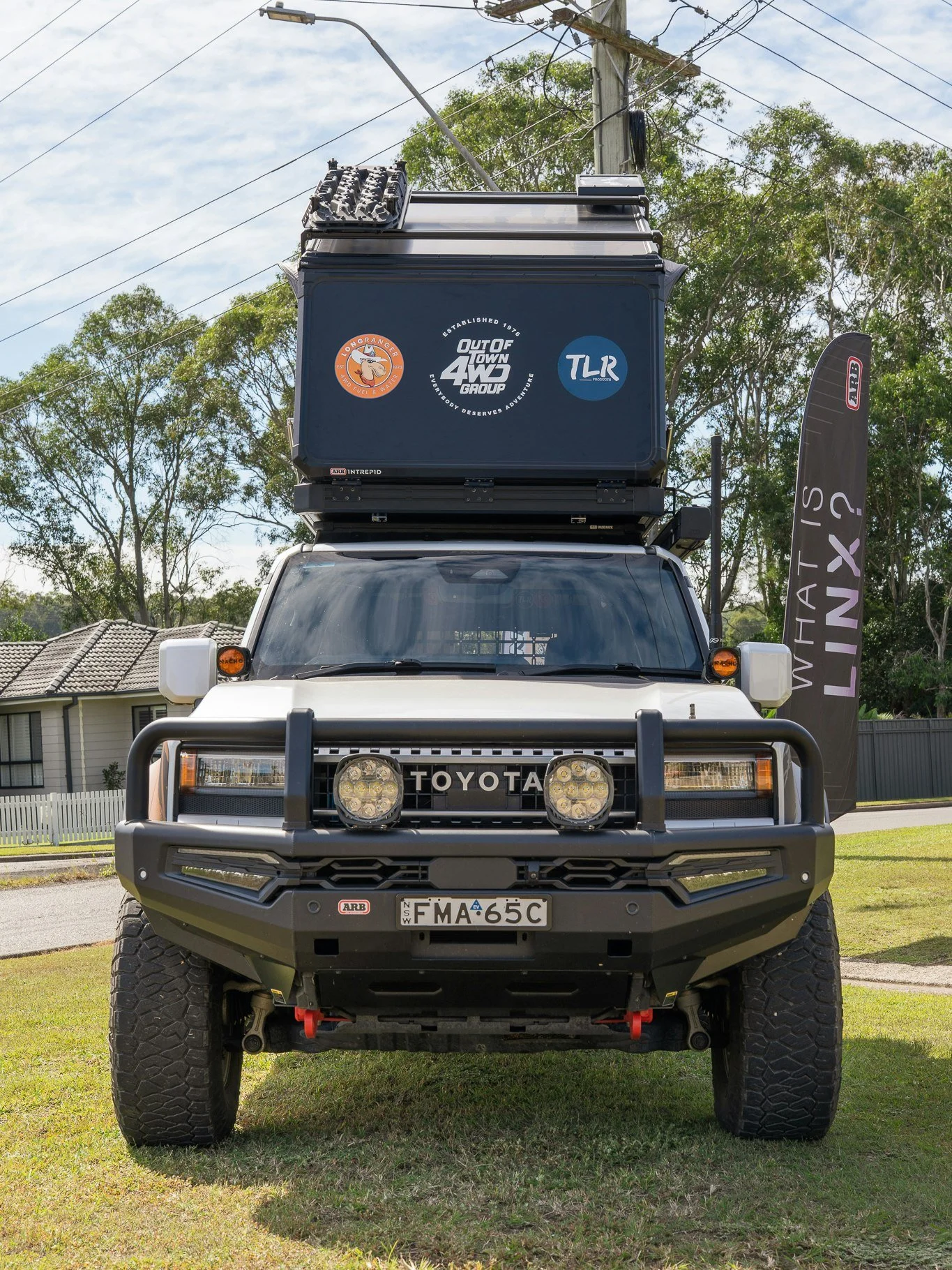 #frontendfriday 🔥 Toyota Prado 250 Series 👊

This is the front end that&rsquo;ll be leading Ric &amp; Tracey alongside Mal Leyland and his daughter Carmen Leyland as they re-create the iconic 'Wheels Across a Wilderness' expedition for its 60th ann