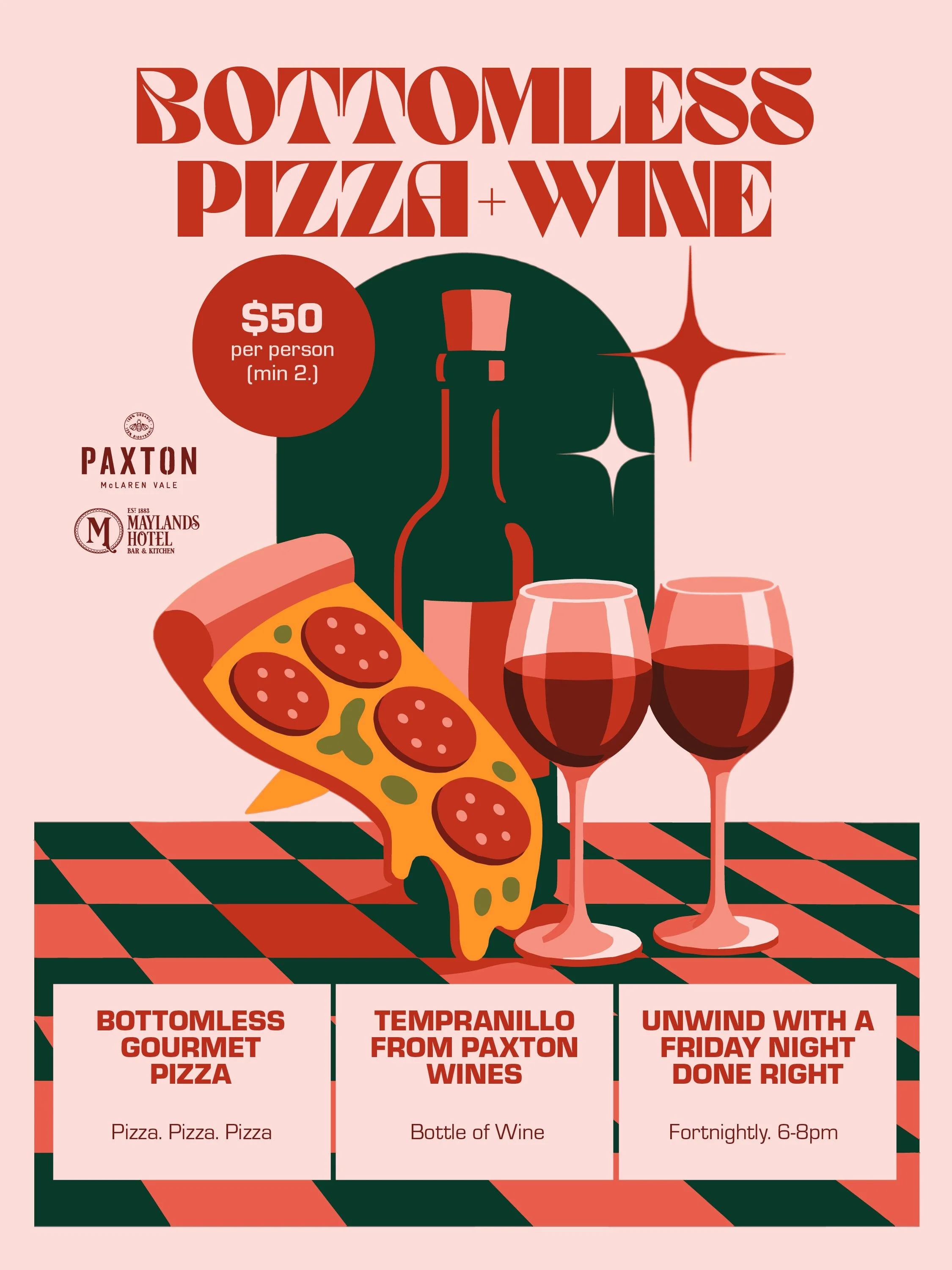 Pizza with Paxtons - Fortnightly Fridays