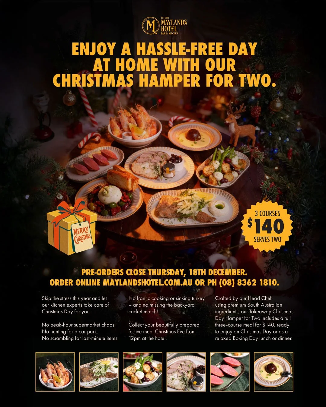 Maylands Christmas Hamper for Two