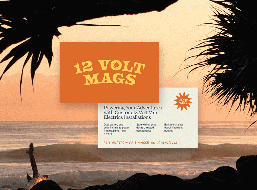 Branding for 12 Volt Mags - Van electrical installations
