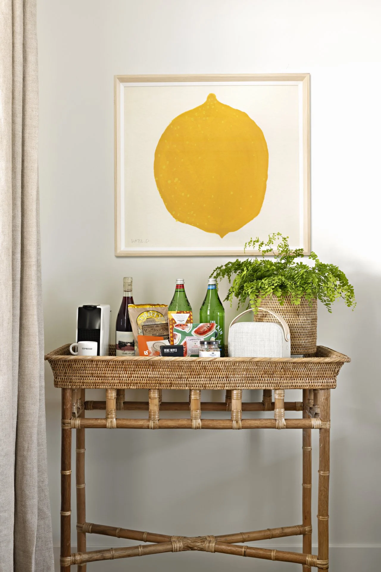 In-Room Nespresso, Bluetooth Speaker, Mini Bar Snacks and Drinks  | Boutique Hotel Amenities | Downtown Paso Robles Hotel | Farmhouse Motel