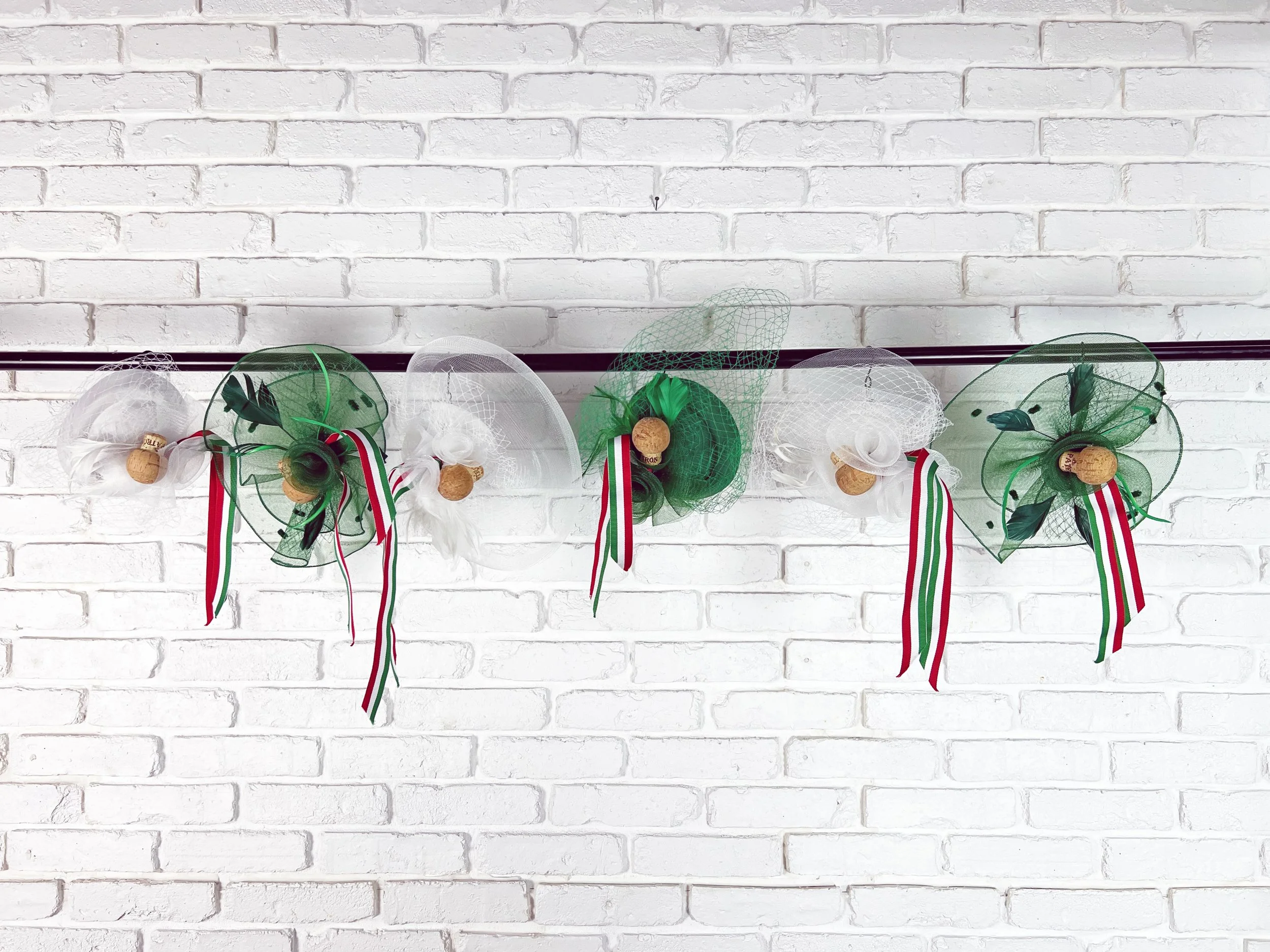 Irish Italian Parade Fascinator Hats