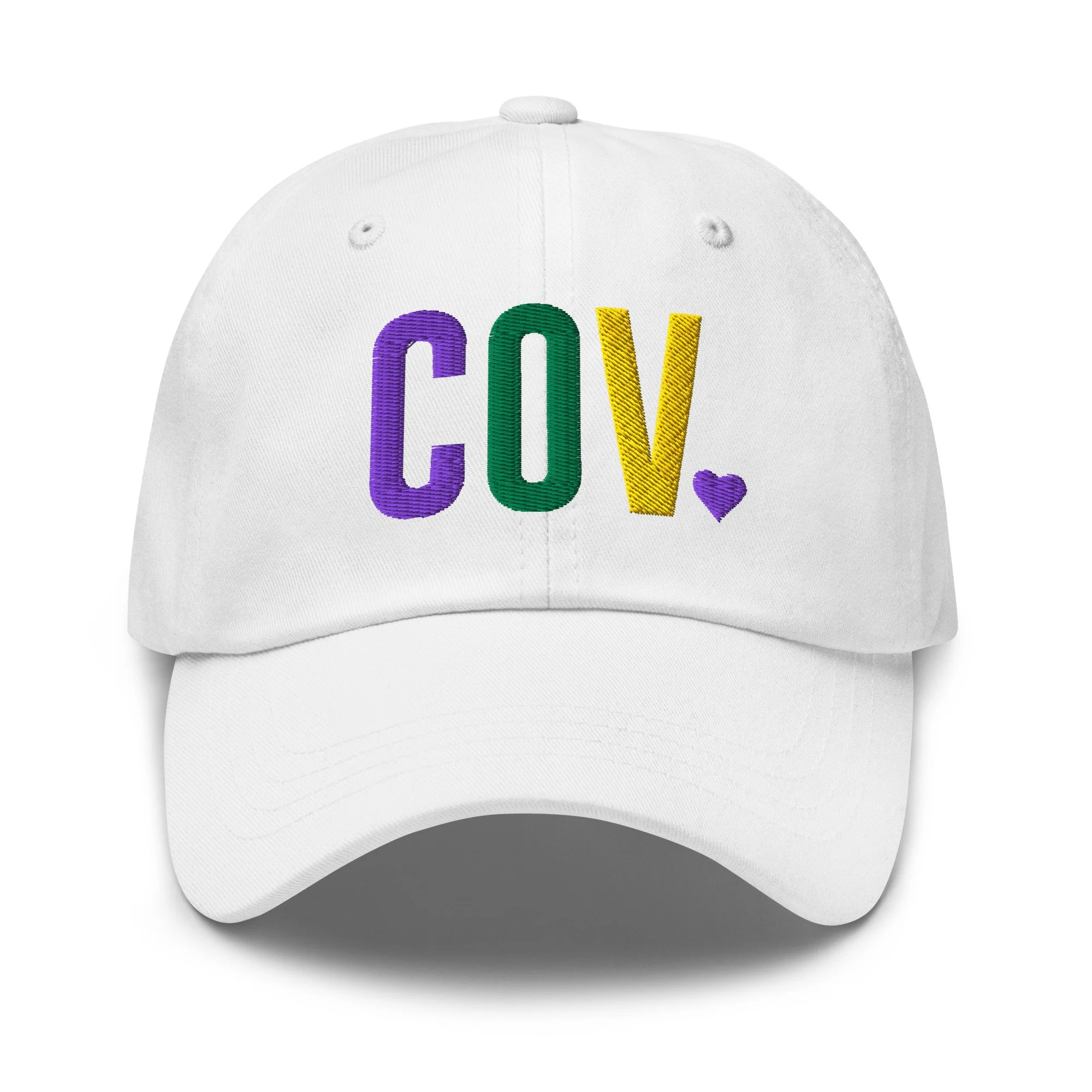 Covington Love Mardi Grad Dad Hat