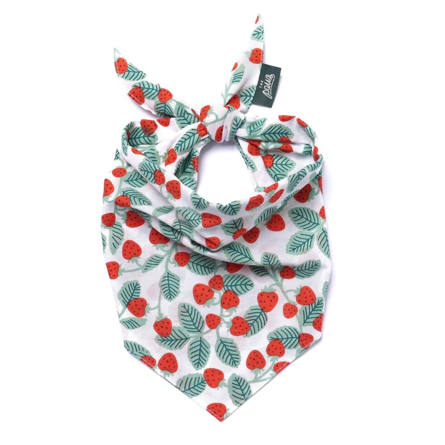 The Paws Henley Strawberries Bandana
