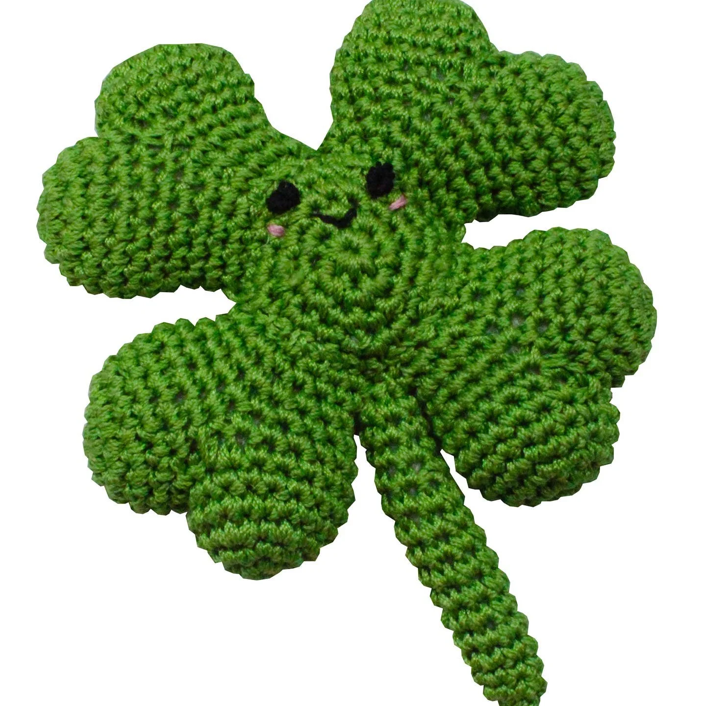 Four Leaf Clover Organic Cotton Small Dog Toy