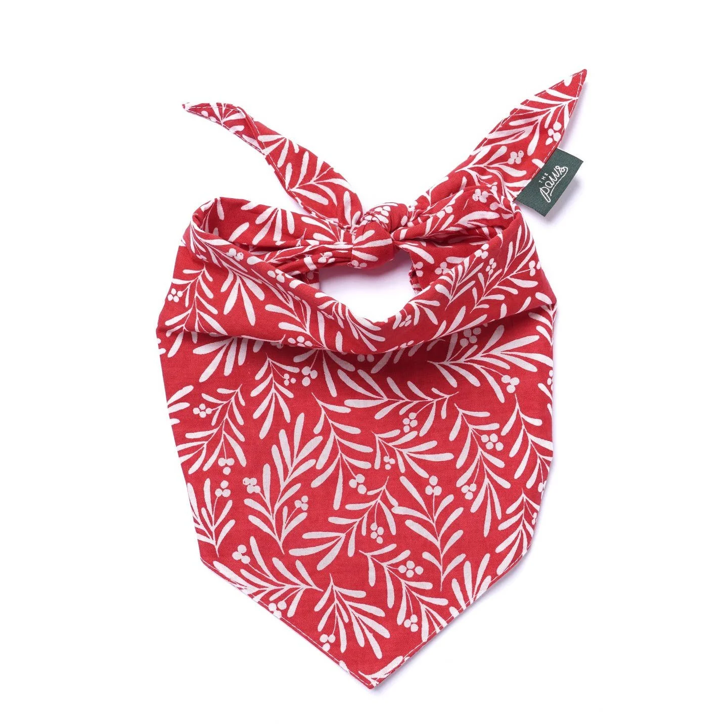 The Paws Red Noel Bandana