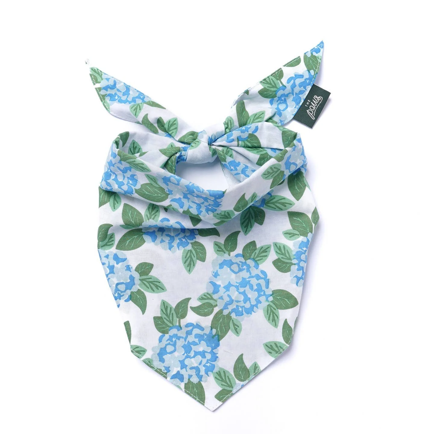 The Paws Hydrangeas Bandana