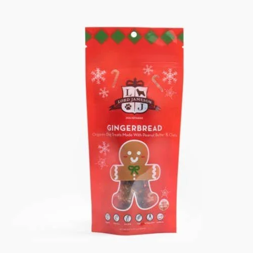 Lord Jameson Gingerbread Organic Soft & Chewy Dog Treats