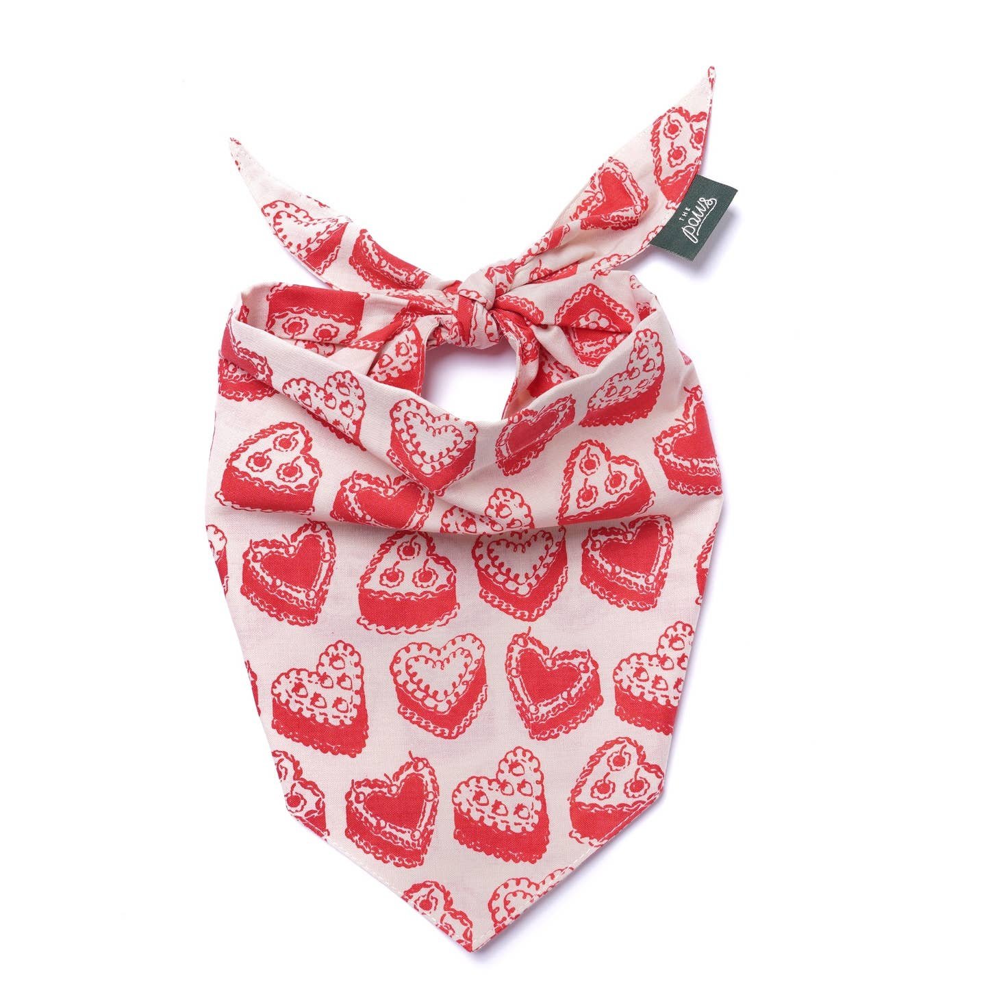 The Paws Cake Love Bandana