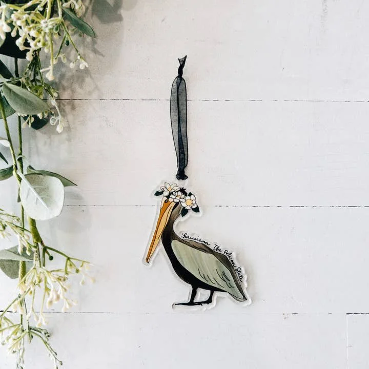 Louisiana Pelican Ornament