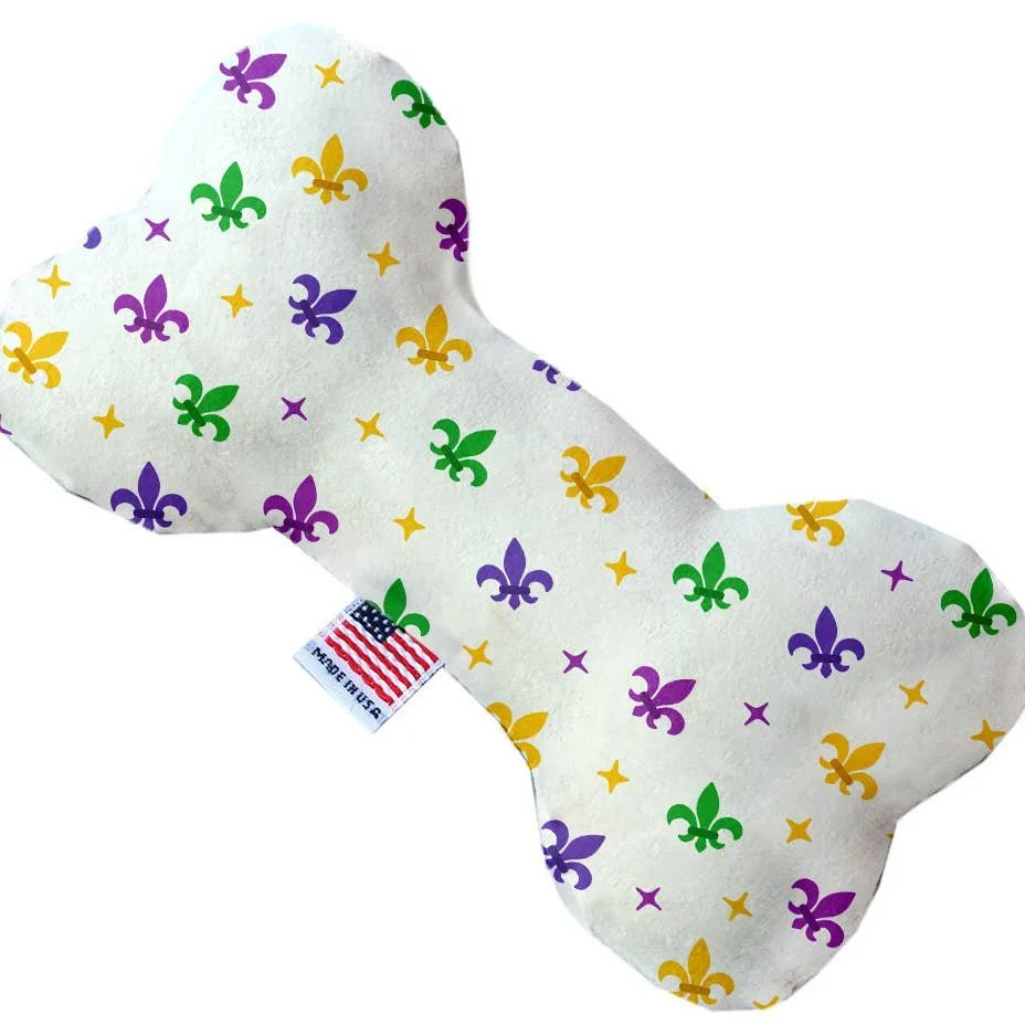 Fleur De Lis Mardi Gras Dog Toy