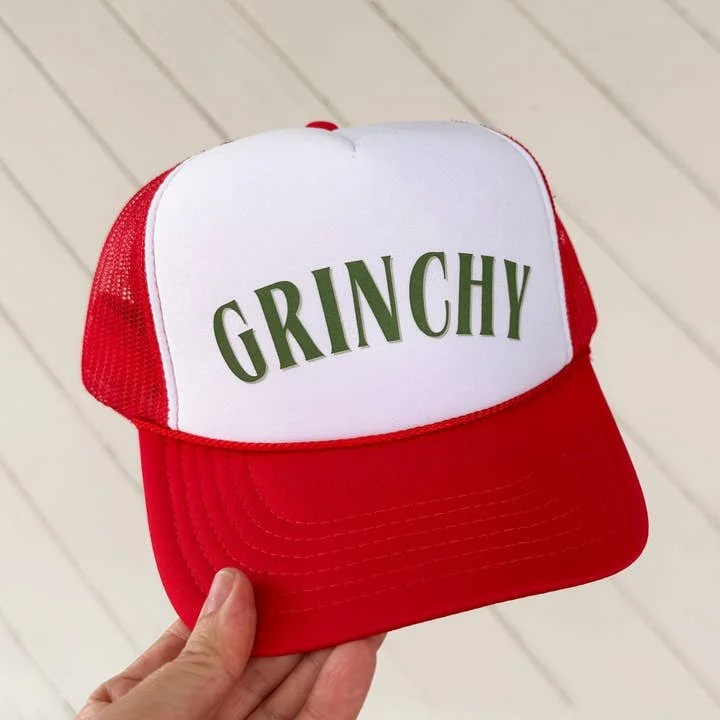 Grinchy Trucker Hat