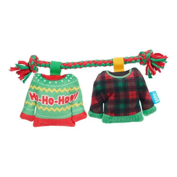Bark Ugly Sweater Dog Toy