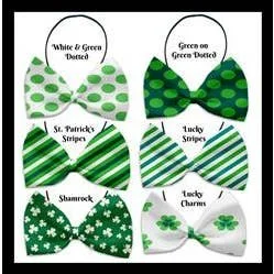 Lucky Charms Clover Bow Tie