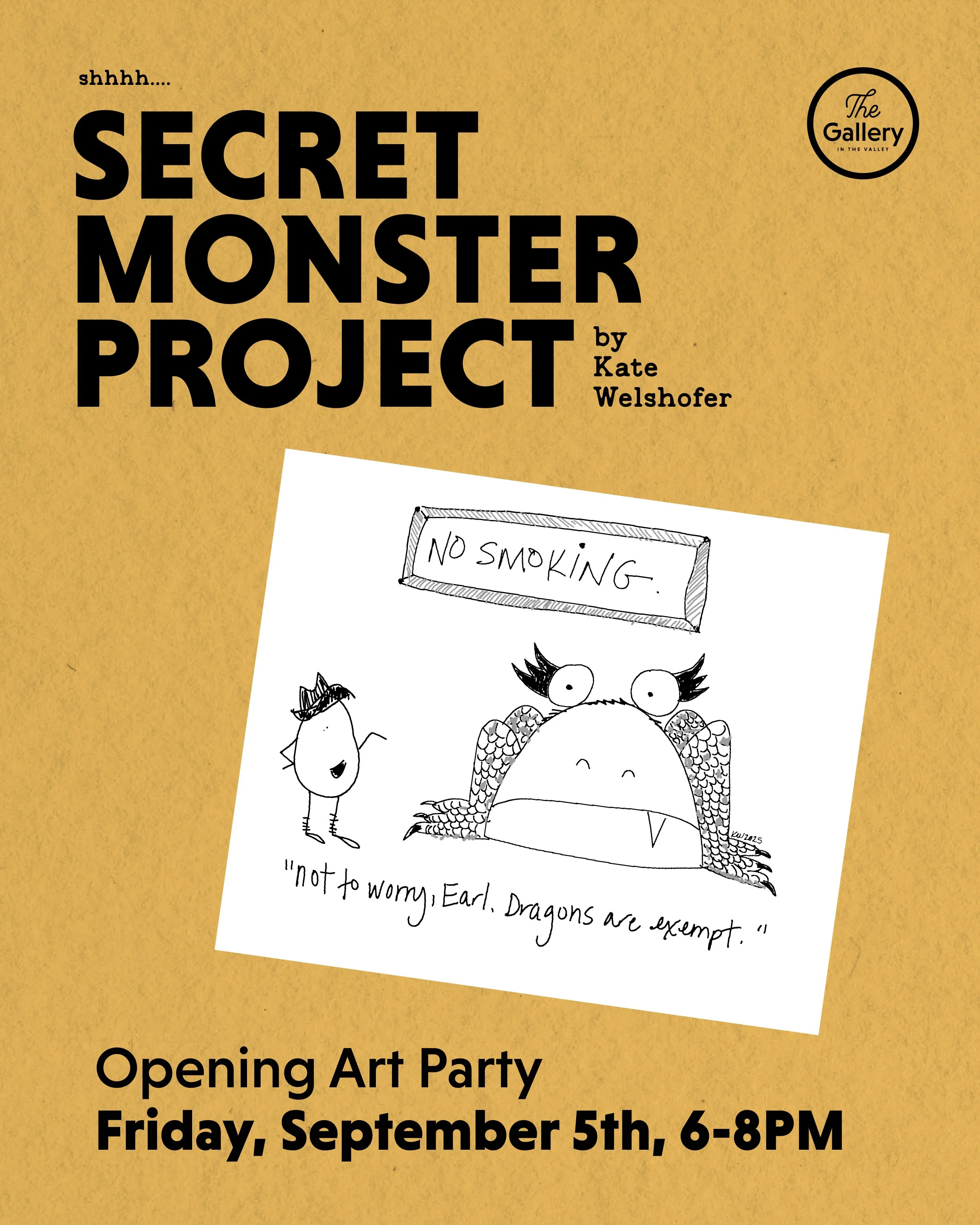 Art Party feat. Secret Monster Project by Kate Welshofer
