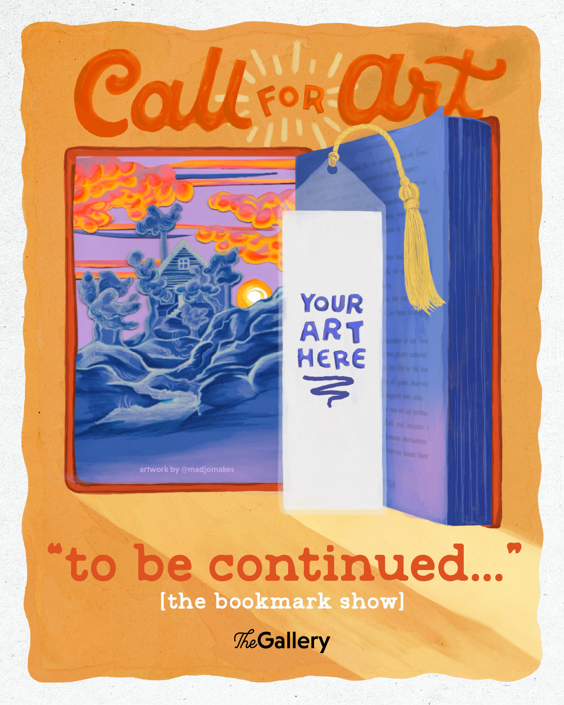 “to be continued…” [the bookmark show]