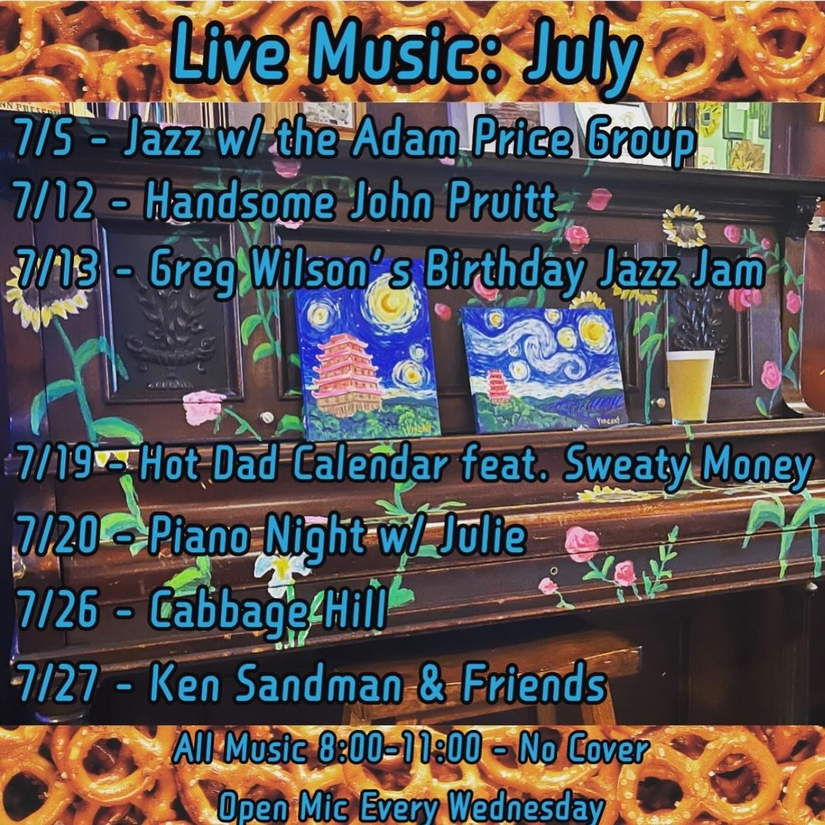 🚨show announcement 🚨Heading back to @mikestavern July 26 another great lineup this month.  We are excited to see you all again.