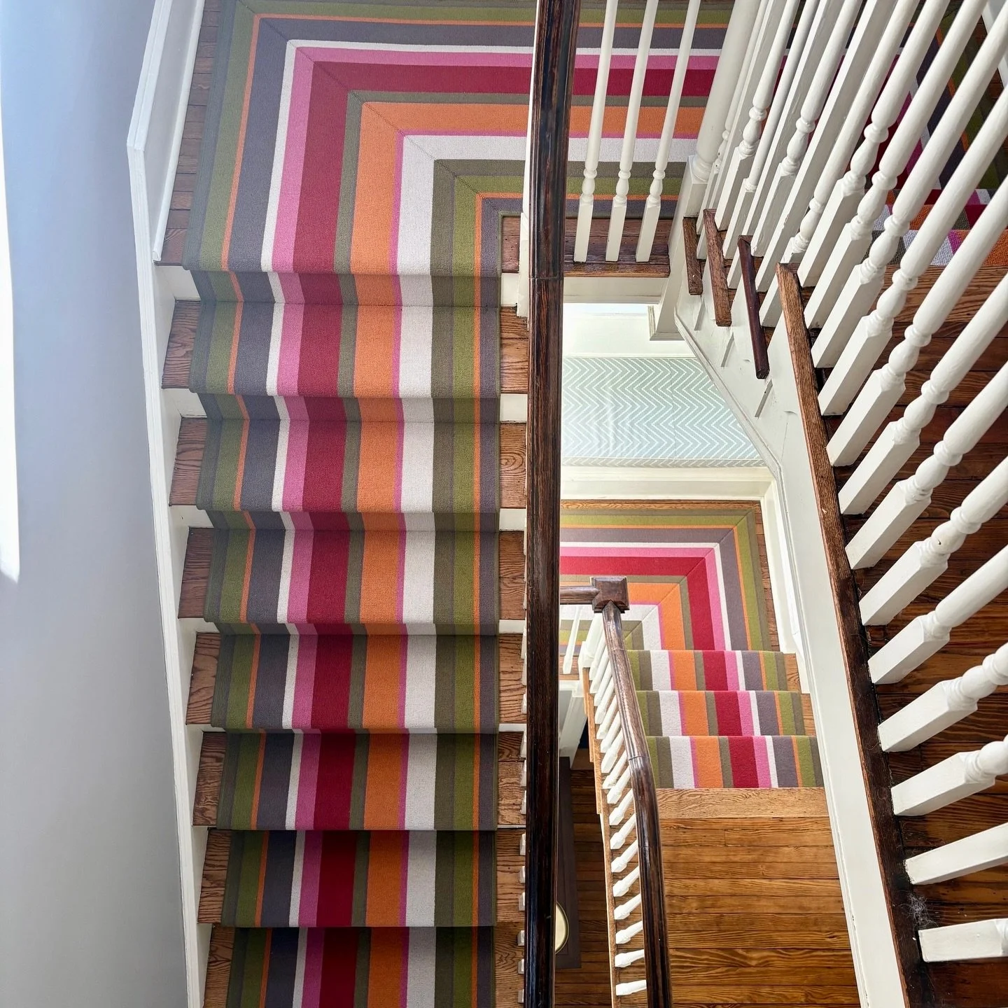 The only appropriate caption: NO NOTES. 

Ok, maybe a few notes&hellip; because you have probably just been influenced by my client&rsquo;s big and bold Missoni beauty of a carpet runner. How could you not? This family has an extensive and eclectic a