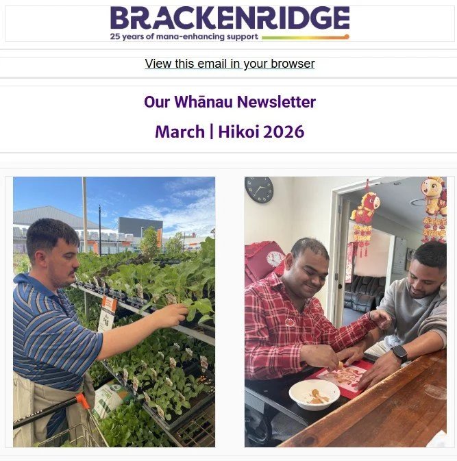 Whānau Newsletter March 2026