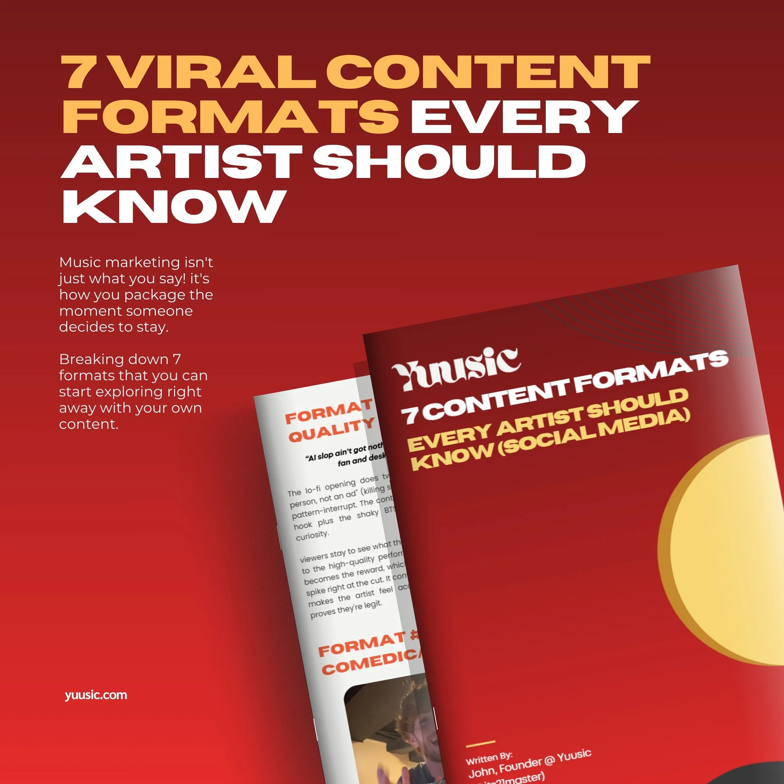 7 Music Content Formats that Every Artist Should Know