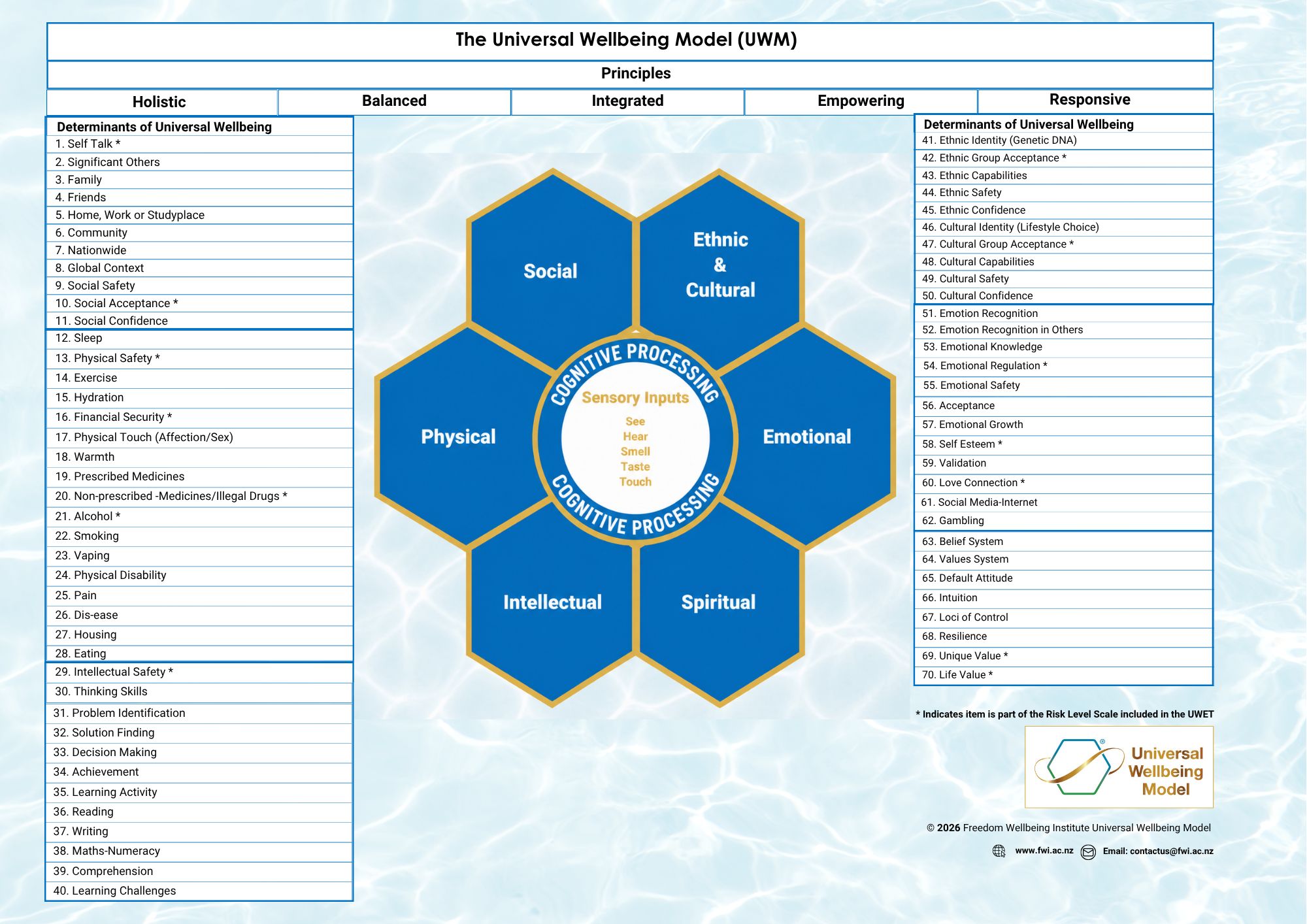 UNIVERSAL WELLBEING MODEL (UWM) Full Version - (Digital Download)