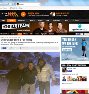 Thredbo &amp; Oz Snow Adventures - Snow Holidays &amp; Broadcast with MMM Grill Team