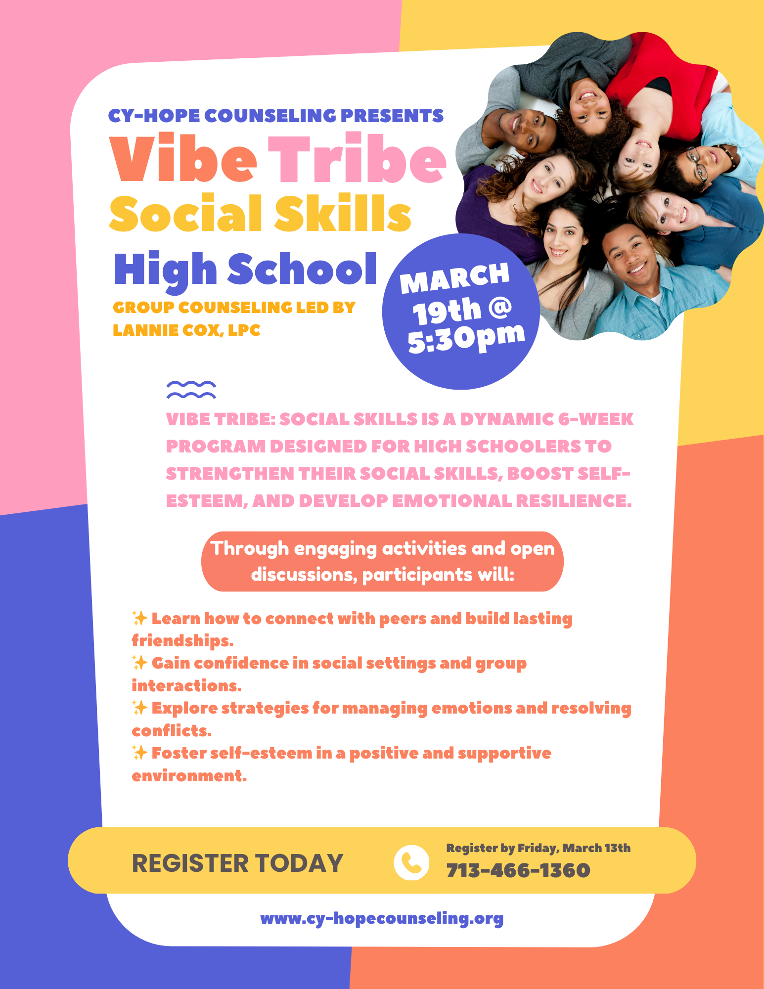 Vibe Tribe – Social Skills (High School)