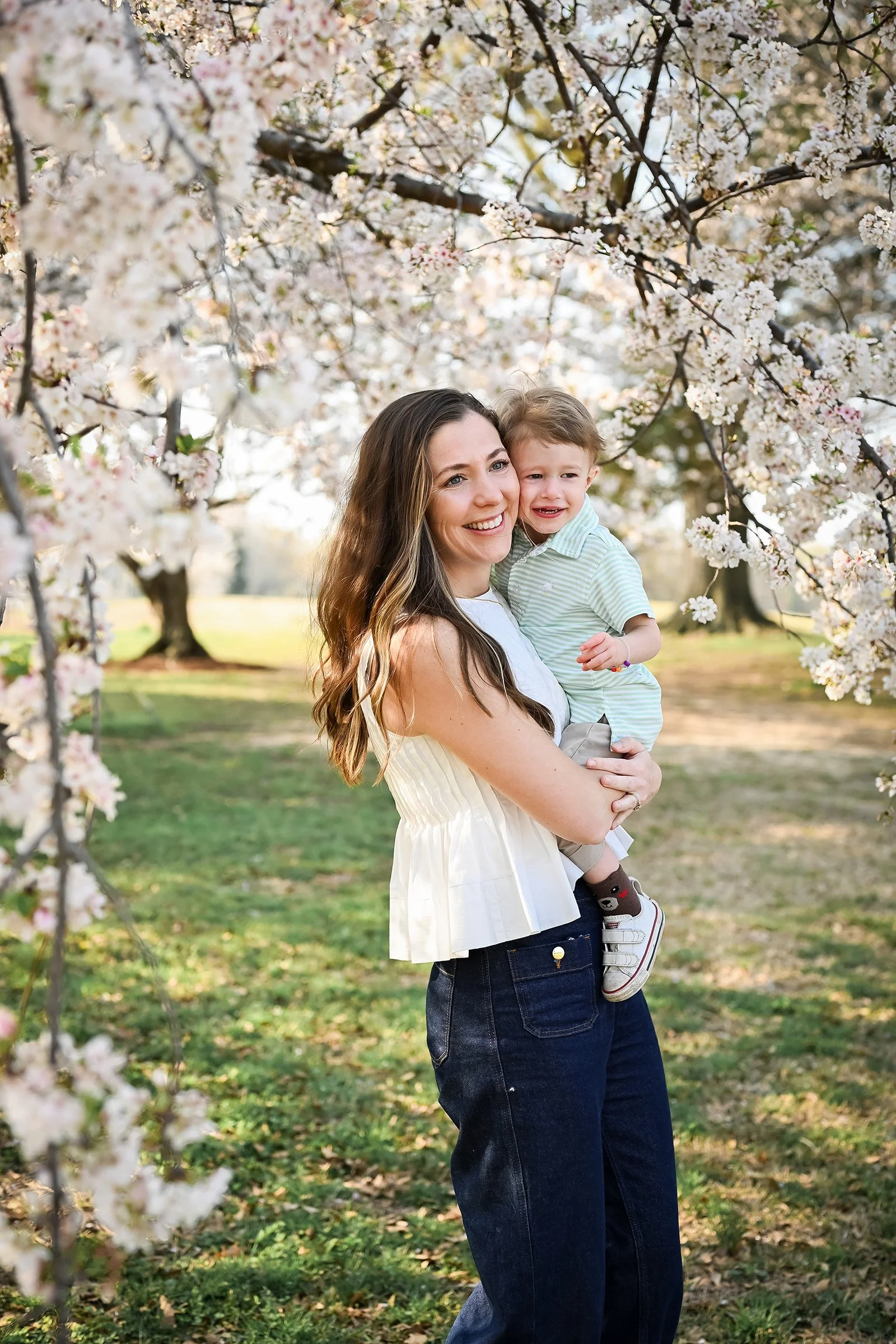 Cherry Blossom Family Session