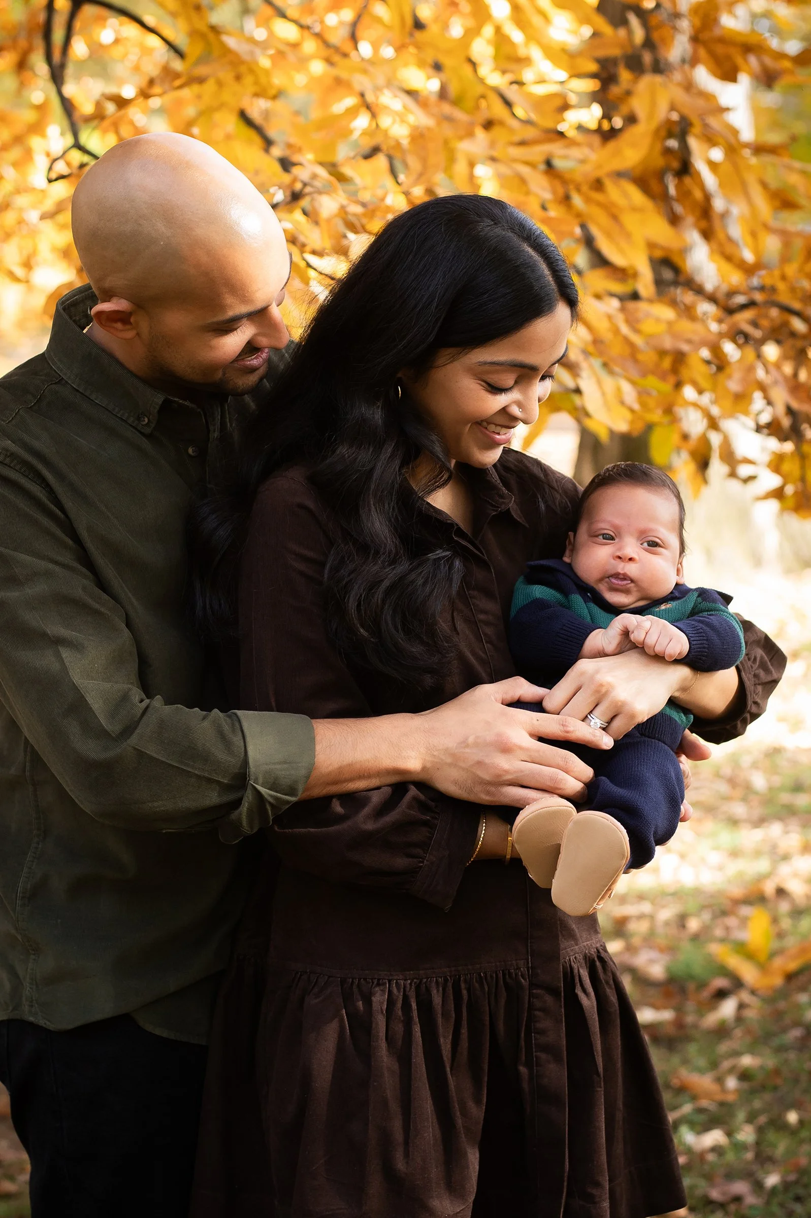 Fall Family Session Under the Trees