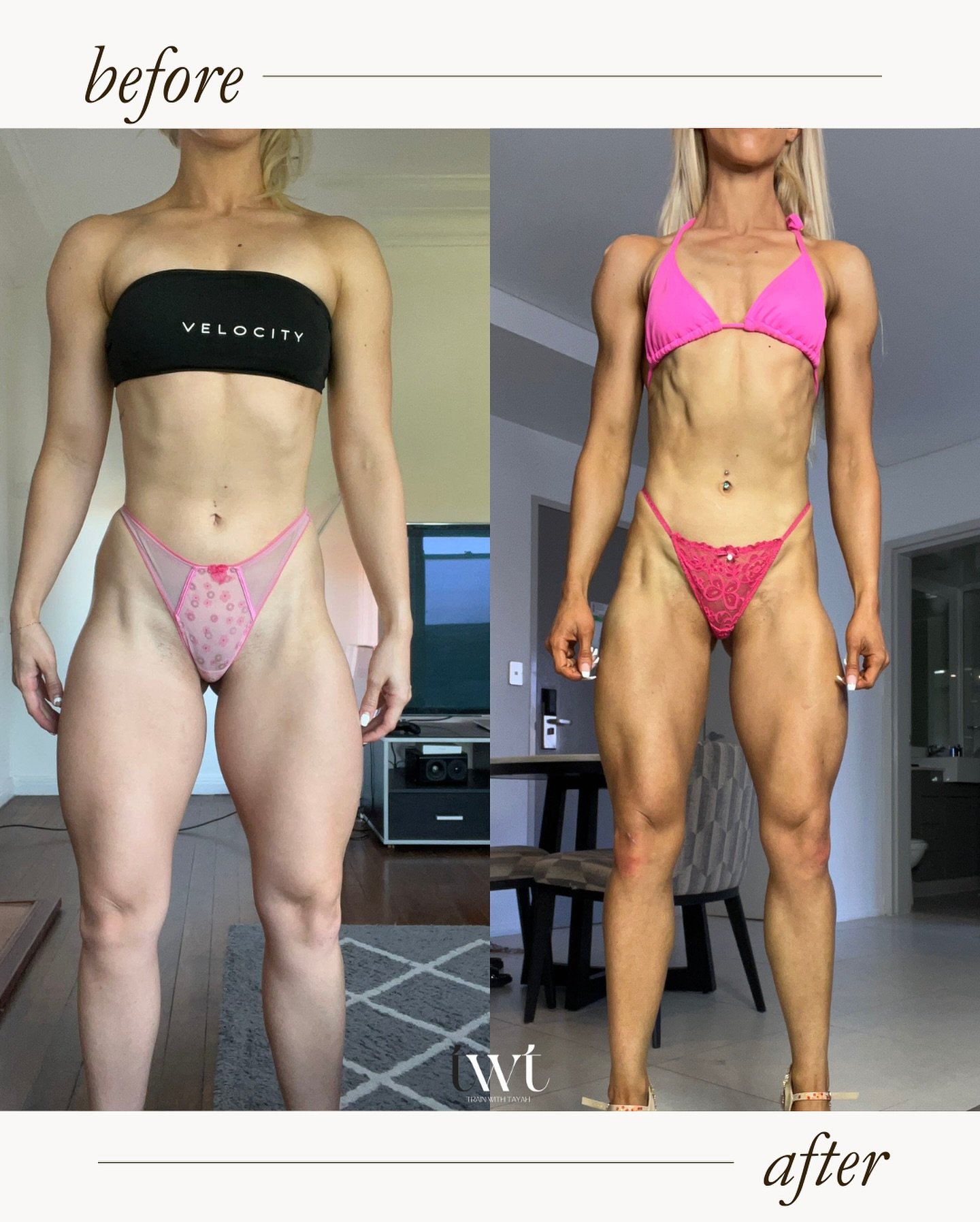 Too unreal not to share 🤯 @lyss_gracee 

Prior to her cut we spent a lot of time in a structured build phase to bring up key areas of her physique (glutes &amp; legs being our main focus). Her calories reached over 3k per day, she was SO strong and 