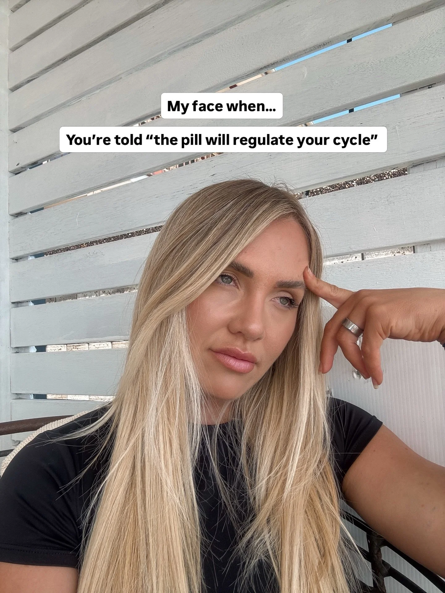 Number 5 is a dooozyyyyyy&hellip;

1. The pill does NOT regulate  cycle. Your body does not go through a cycle while on the pill. Your bleed is a withdrawal bleed.

2. We should be entitled to a judgement free space when it comes to managing/checking