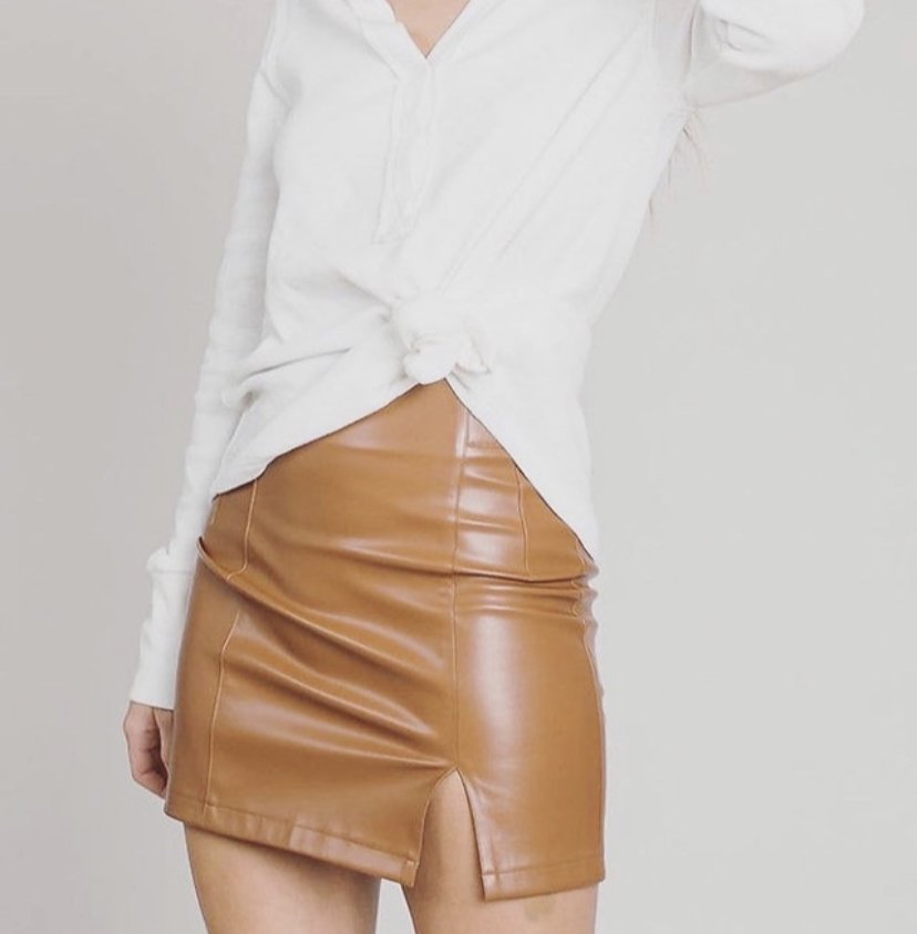 KATIE SKIRT | BROWN