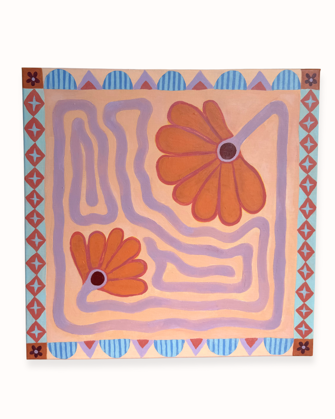 Wobbly Flower 02 - Original Painting