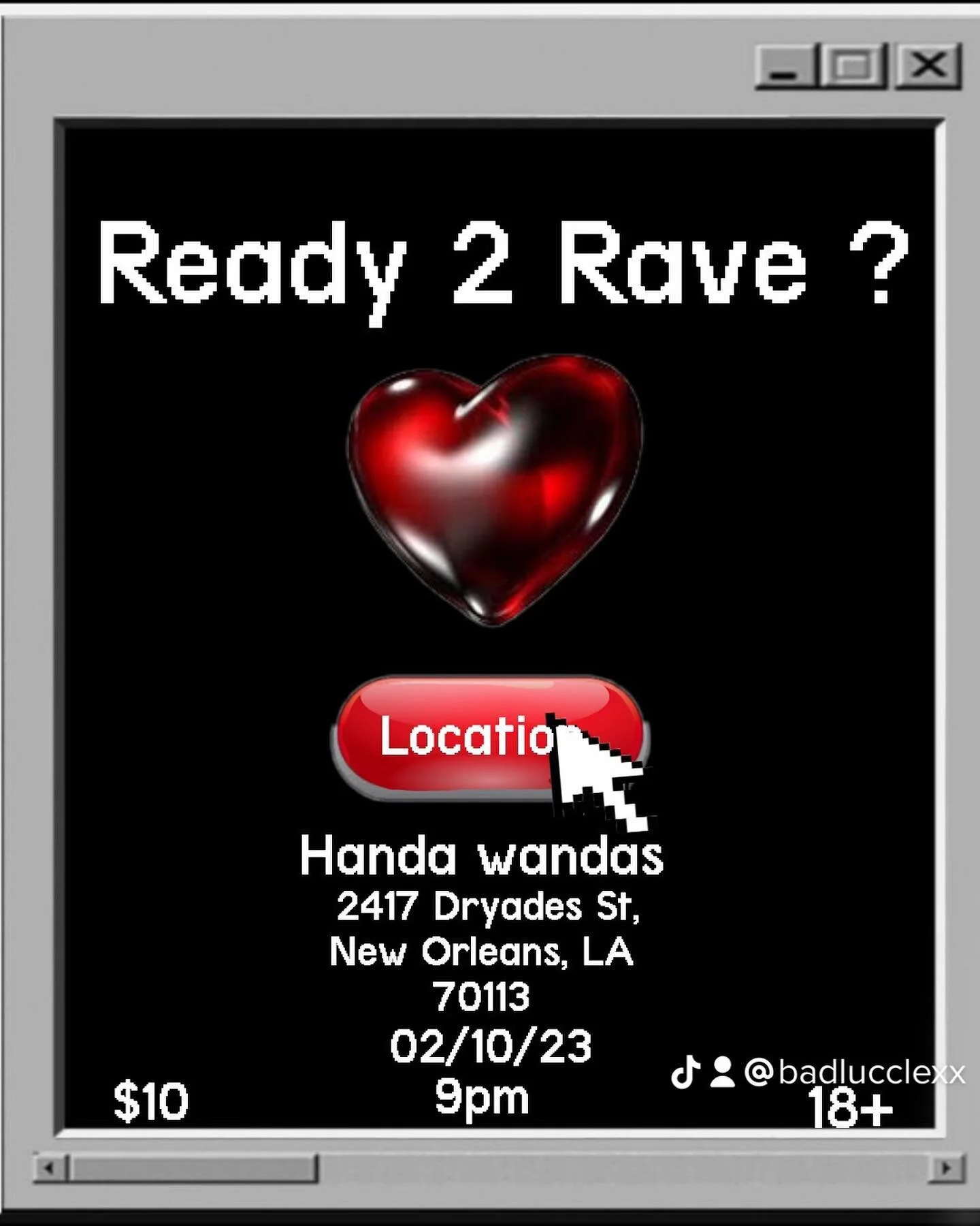 TOMORROW NIGHT ❤️
Atl &amp; nola merge @ handa Wanda in New Orleans <3 
Vendors /food/dj&rsquo;s 
&amp; @kaizuh djing ! 
9pm-4am 
$10 don&rsquo;t b L8