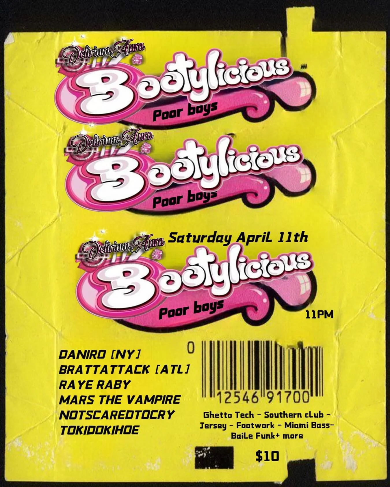 didn&rsquo;t we tell yall we were bringing some heavy hitters out this year!

We hope yall are ready for another installment of our PERSONA series this theme will be hoochie mamaz - daddiez + thadiezzz! 

Live @poorboysbar we have booty shaking music