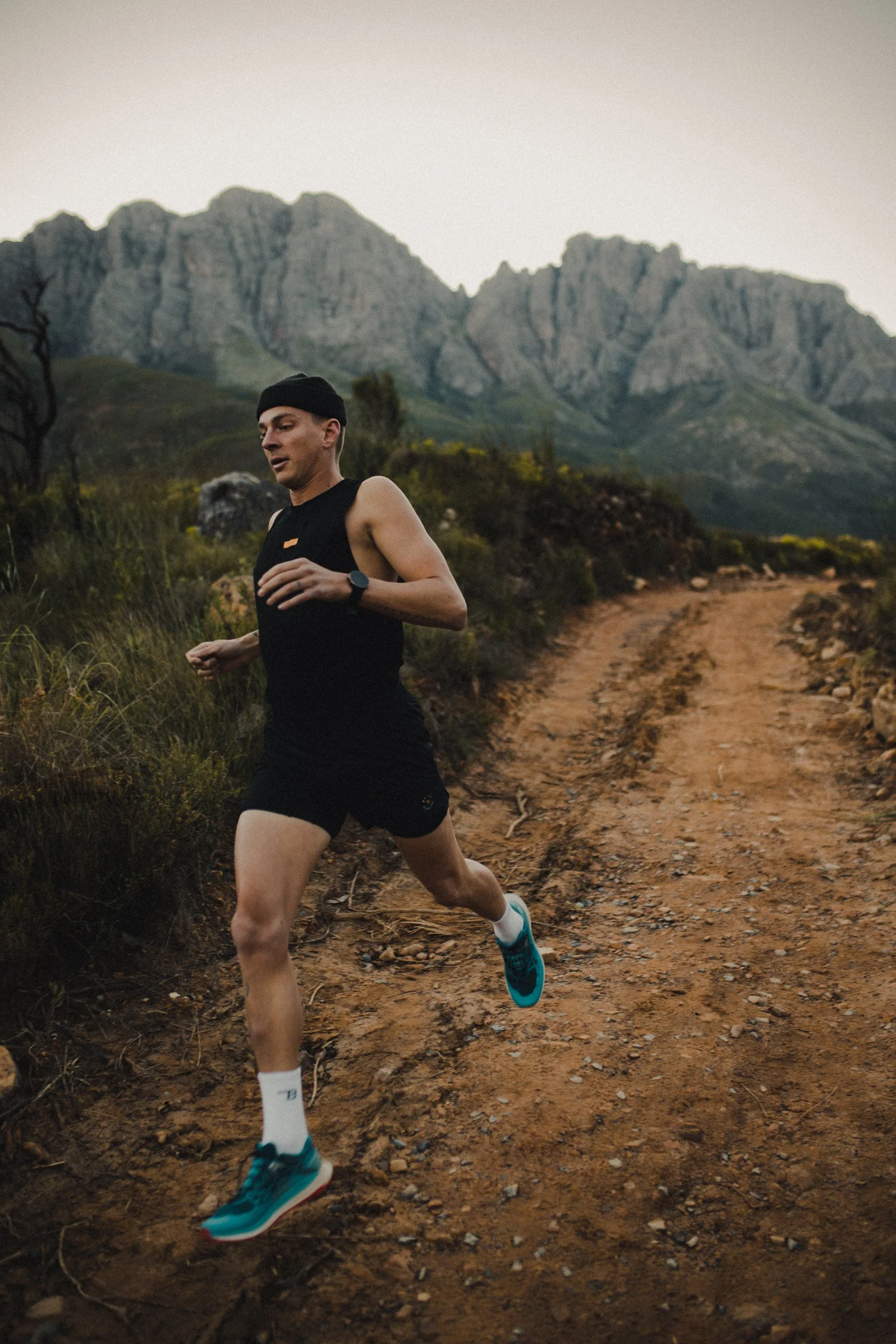 Lifestyle photography for Burnt Studios with runner model in Cape Town, South Africa by photographer Vanartist