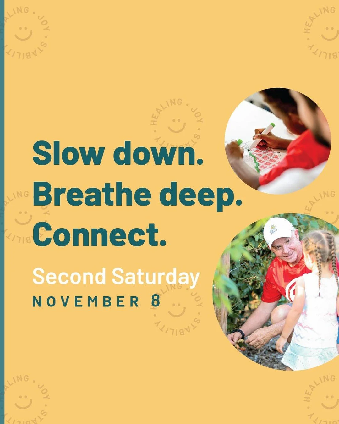 Before the holiday rush begins, join us for Second Saturday on November 8&mdash;an evening designed for foster, adoptive, and kinship families to relax, reconnect, and have fun together.

✨ What&rsquo;s waiting for you:
🍽️ A warm dinner
🐐 Goats, do