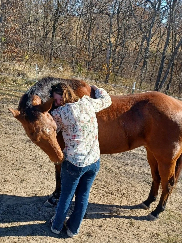 A quick break from our regularly scheduled posts to see just how much the animals mean to the kids!

Scroll to see a horse finally getting their moment to shine! ❄️🌟

What has been your favorite animal interaction most recently?