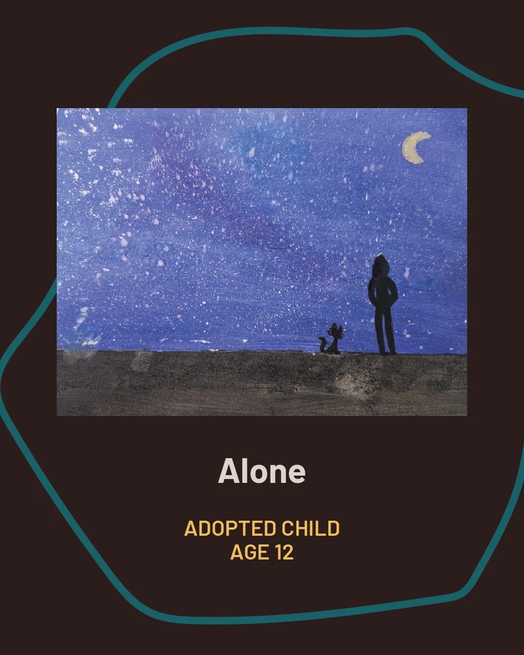 There's power in giving children a way to tell their story on their own terms.

Trauma steals voice. It silences. It makes children feel like their experience doesn't matter, like they don't matter.

But art says: "Your story is worth telling. Y
