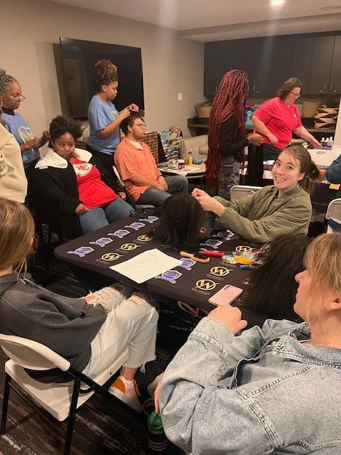 So thankful to @thewalkerfoundationkc for hosting Hair Talk Academy 💛 We love creating spaces where families can learn, grow, and better care for those in their home.