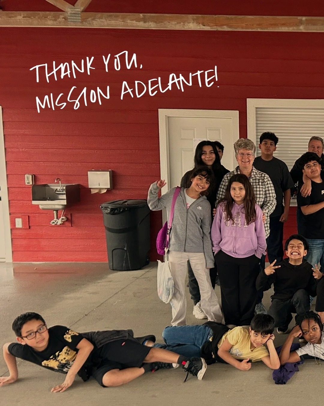Thank you to the group of students from Mission Adelante came out to the Joy Meadows for a service project last week! They swept and cleaned the barn, picked up sticks in the orchard after pruning, and helped tidy the playroom in the Community Center