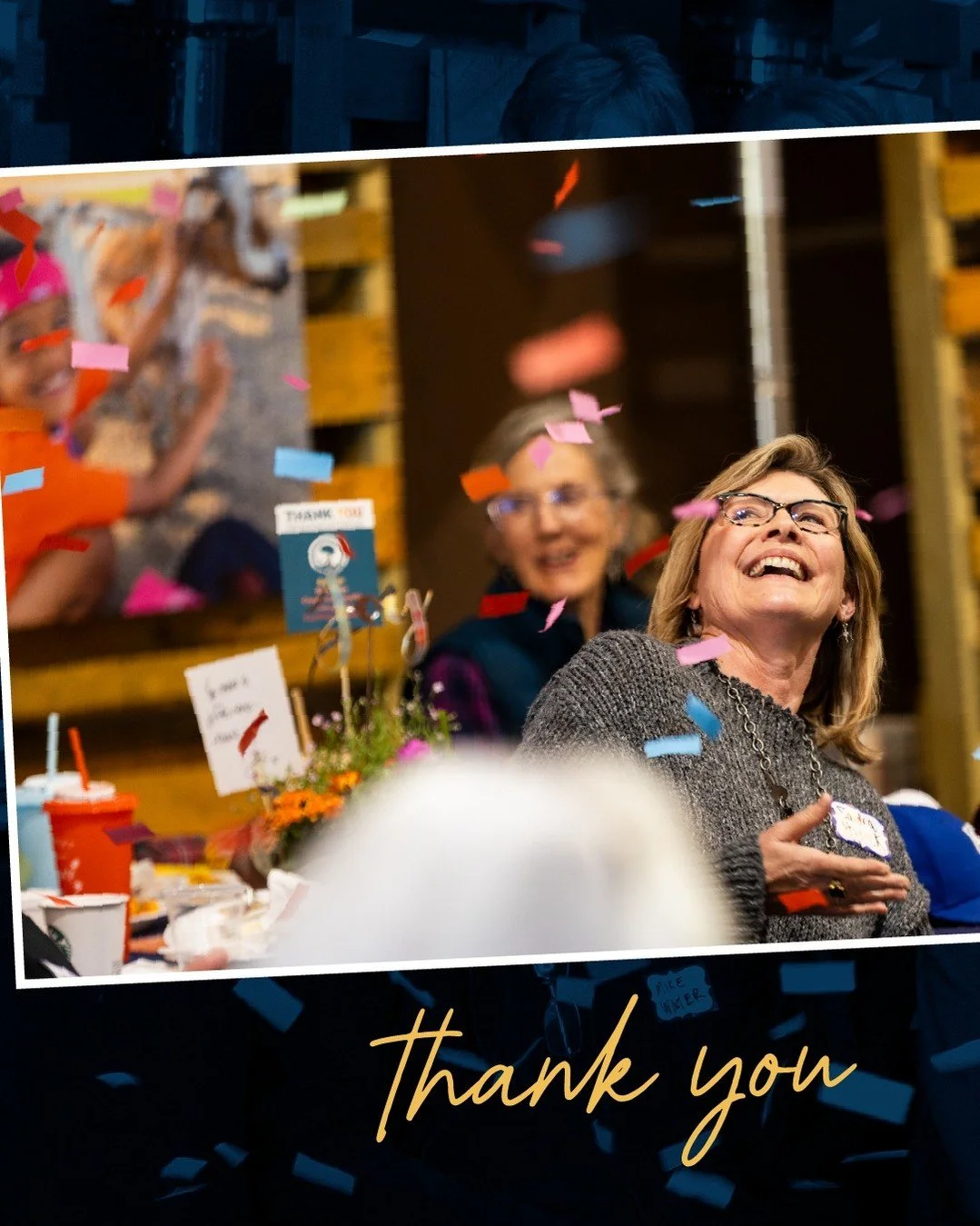 Last weekend we got to do something we can never do enough&mdash;stop and say thank you.

To every volunteer who has shown up early, stayed late, given their Saturday, driven a family somewhere, stocked a shelf, mentored a child, or simply been prese